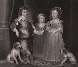 Charles, James et Henrietta, enfants de Charles Ier d