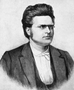 Portrait de Bjornstjerne Martinius Bjornson (1832-1910), écrivain, poète et dramaturge norvégien - John Ward Dunsmore
