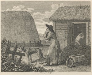 La Meule de Foin et le Tas de Fumier - W. Grainger