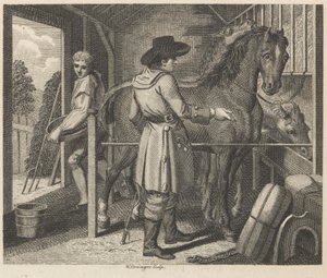 Le cheval de bât et le porteur - W. Grainger