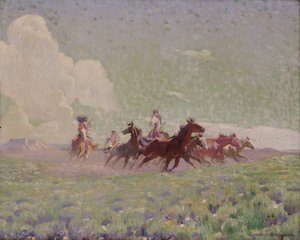 Les Chevaux des Ennemis, vers 1912-1920 - W. Herbert Dunton