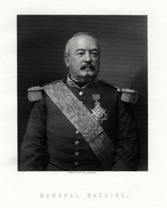 Achille François Bazaine, maréchal de France, 19ème siècle - W. Holl