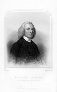 Alexander Cruden, auteur d