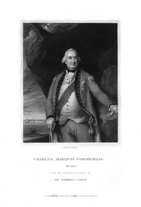 Charles Cornwallis, 1er marquis Cornwallis, commandant militaire anglais, 1832 - W. Holl