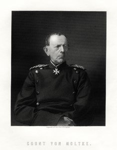 Comte von Moltke, 1800-1891, célèbre maréchal allemand, 19ème siècle - W. Holl