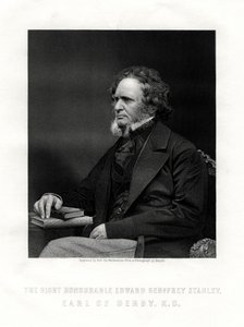 Edward Geoffrey Smith-Stanley, 14e comte de Derby, homme d