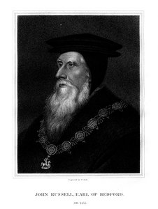 John Russell, 1er comte de Bedford, ministre royal anglais, 1825 - W. Holl