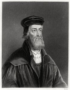 John Wycliffe, théologien anglais - W. Holl