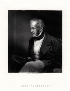 Lord Palmerston, premier ministre britannique, 19ème siècle