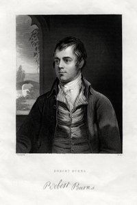 Robert Burns, poète écossais, 19e siècle - W. Holl