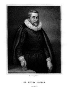 Sir Henry Wotton, auteur et diplomate anglais, 1824 - W. Holl
