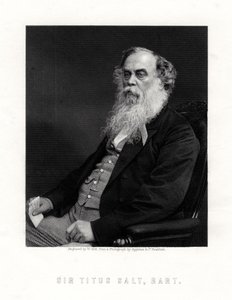 Sir Titus Salt, fabricant et bienfaiteur britannique, 19e siècle - W. Holl
