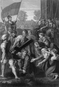 La Chute sur le chemin du Calvaire, vers 1820 - W. Holl
