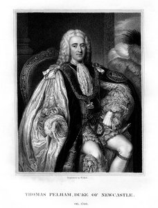 Thomas Pelham-Holles, 1er duc de Newcastle-upon-Tyne, homme d