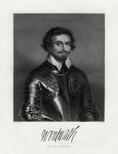 Thomas Wentworth, 1er comte de Strafford 1593-1641, 19ème siècle - W. Holl
