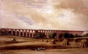 Viaduc de Welwyn, vers 1850