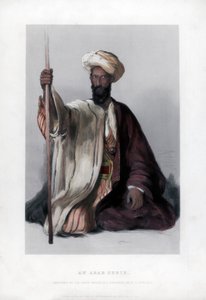 Un cheikh arabe, 19e siècle