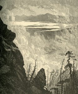 Aperçu du lac Champlain, depuis le sommet, 1874 - W. J. Linton