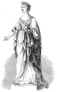 Statue en marbre de Sa Majesté, dans la Bourse Royale - W. J. Linton
