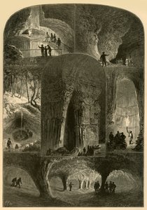 Scènes dans la grotte Mammoth, 1874