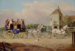 Stourbridge à Birmingham Royal Mail Coach, 1842 - W. J. Pringle