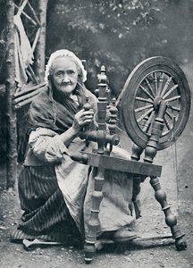 Une vieille Irlandaise à son rouet, 1912