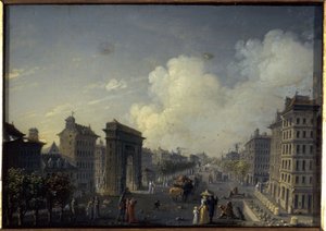 La porte de Saint-Denis et le boulevard, entre 1801 et 1850