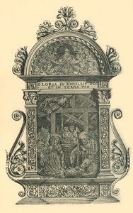 Pax en argent avec scène de la nativité, début-milieu 19e siècle, 1881 - W. M. McGill
