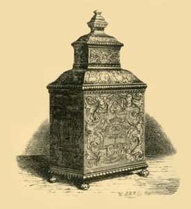 Boîte à thé en argent, 1716, 1881 - W. M. McGill