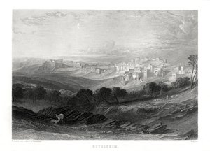Bethléem, Palestine, 19ème siècle - W. Miller