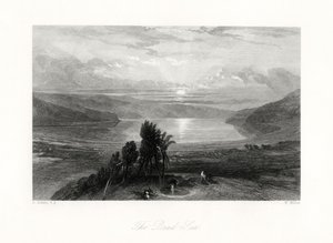 La mer Morte, 19e siècle - W. Miller