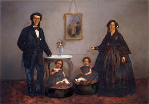 Portrait de famille, vers 1855 - W. Penny