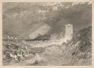 Entrée du port de Fowey, Cornouailles - W. R. Smith