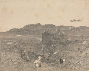 Château de Harlech, nord du Pays de Galles - W. R. Smith