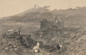 Château de Harlech, nord du Pays de Galles