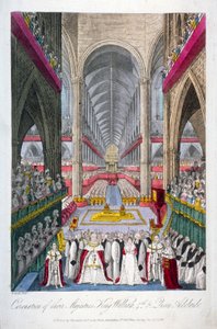 Couronnement de Guillaume IV et de la reine Adélaïde à l