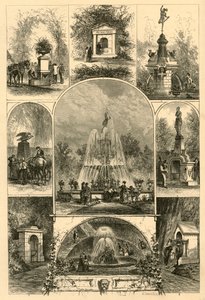 Fontaines à Philadelphie, 1874 - W. Roberts