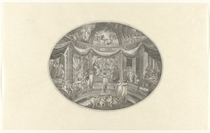 Représentation allégorique des actes des Apôtres - W. Roosing