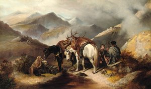Chasse dans les Highlands, 1871