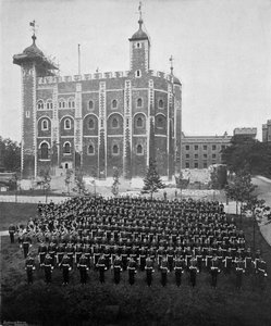 Le 1er régiment de Suffolk à la Tour de Londres, 1895-1896 - W. W. Rouch