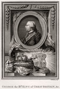 George III, Roi de Grande-Bretagne, 1777 - W. Walker
