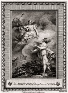 La Nymphe Echo, Changée en un Son, 1774 - W. Walker