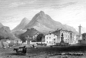 Sondrio, Lombardie, Italie, 1828 - W. Wallis