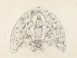 Jugement dernier, cathédrale de Lincoln - W. Walton after John Flaxman