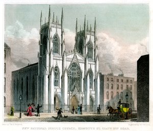Nouvelle église nationale écossaise, rue Sidmouth et Grays Inn Road, Londres - W Watkins