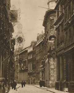 Les vieux signes sont revenus à Lombard Street, vers 1935 - W. Whiffin
