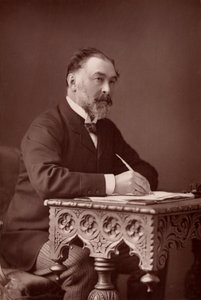Frederick Harrison (1831-1923) juriste anglais et philosophe positiviste. - W. and D. (after) Downey