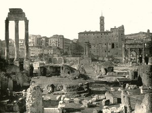 Vue générale du Forum, Rome, Italie, 1895