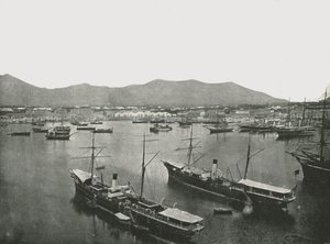 Vue générale du port, Palerme, Sicile, Italie, 1895 - W and S Ltd