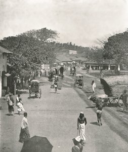 Scène de rue près de l